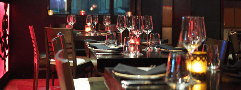 Station de briques dans un restaurant en Serbie